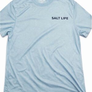 Salt Life Men's Sky Blue Short Sleeve Tee